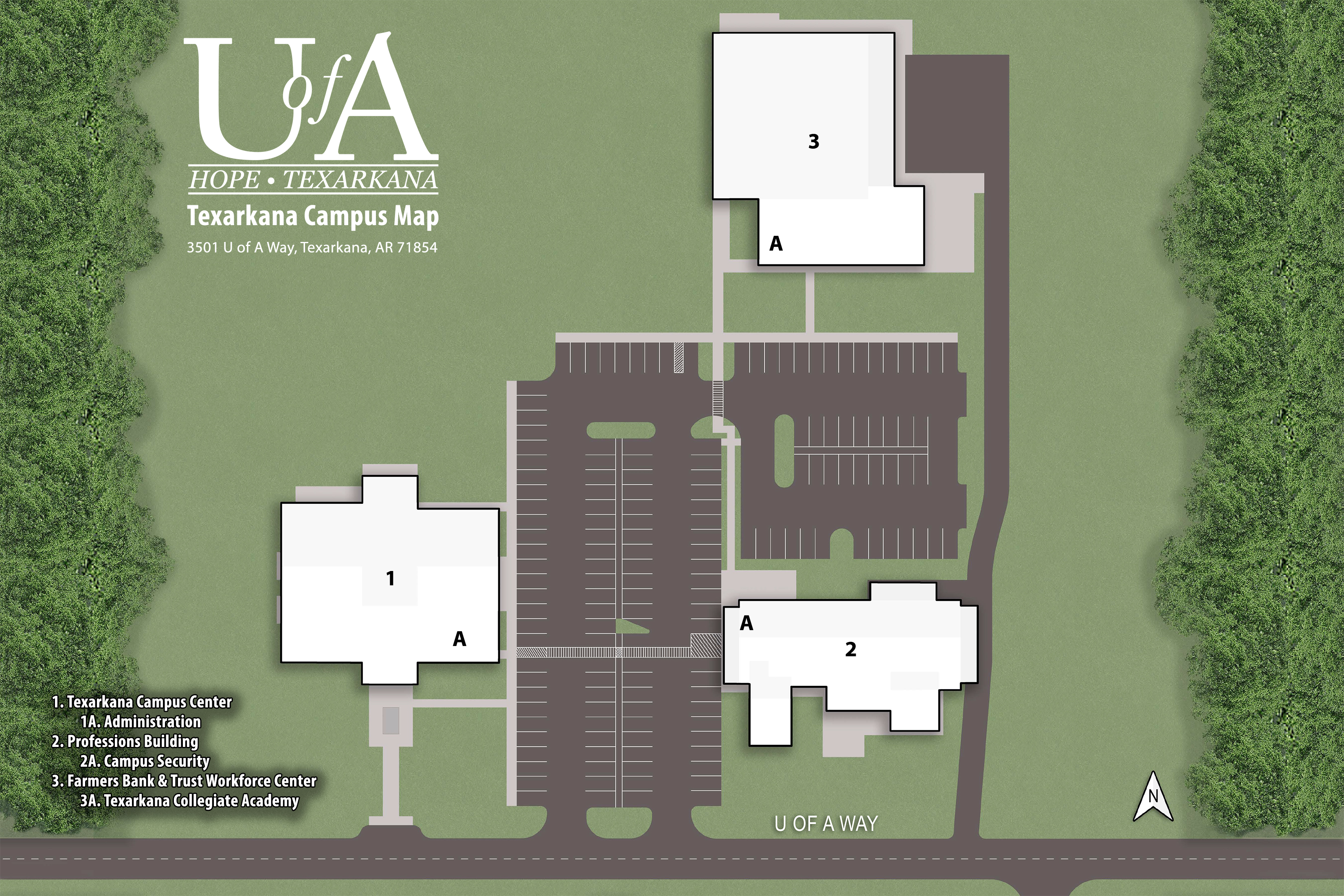 Texarkana Campus Map