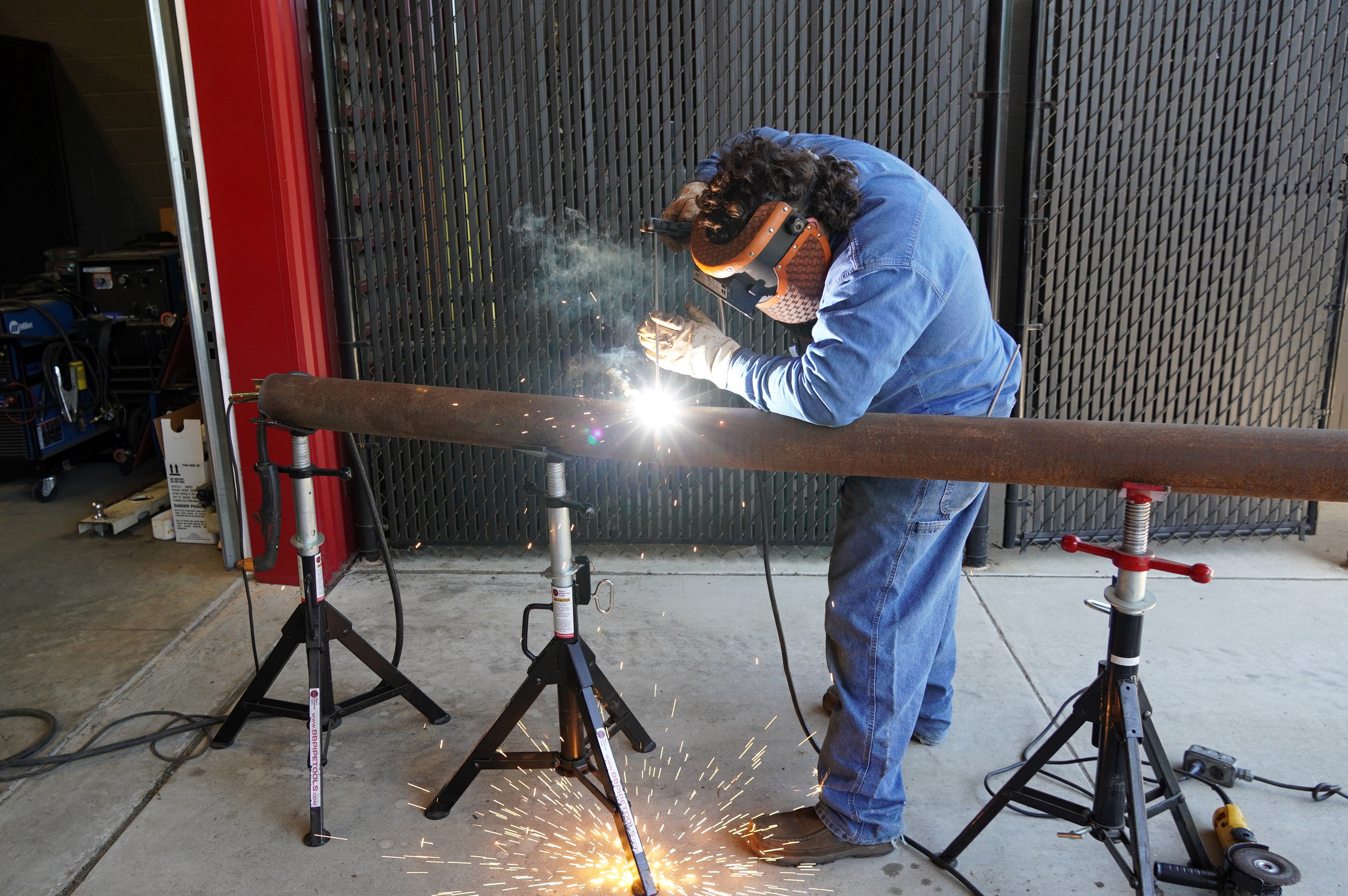 Welding Student