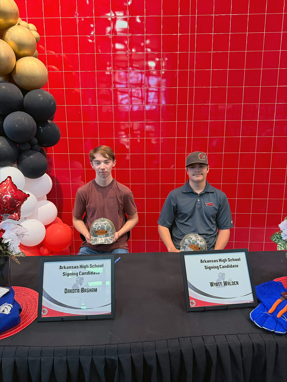 Dakota Basham and Wyatt Walden